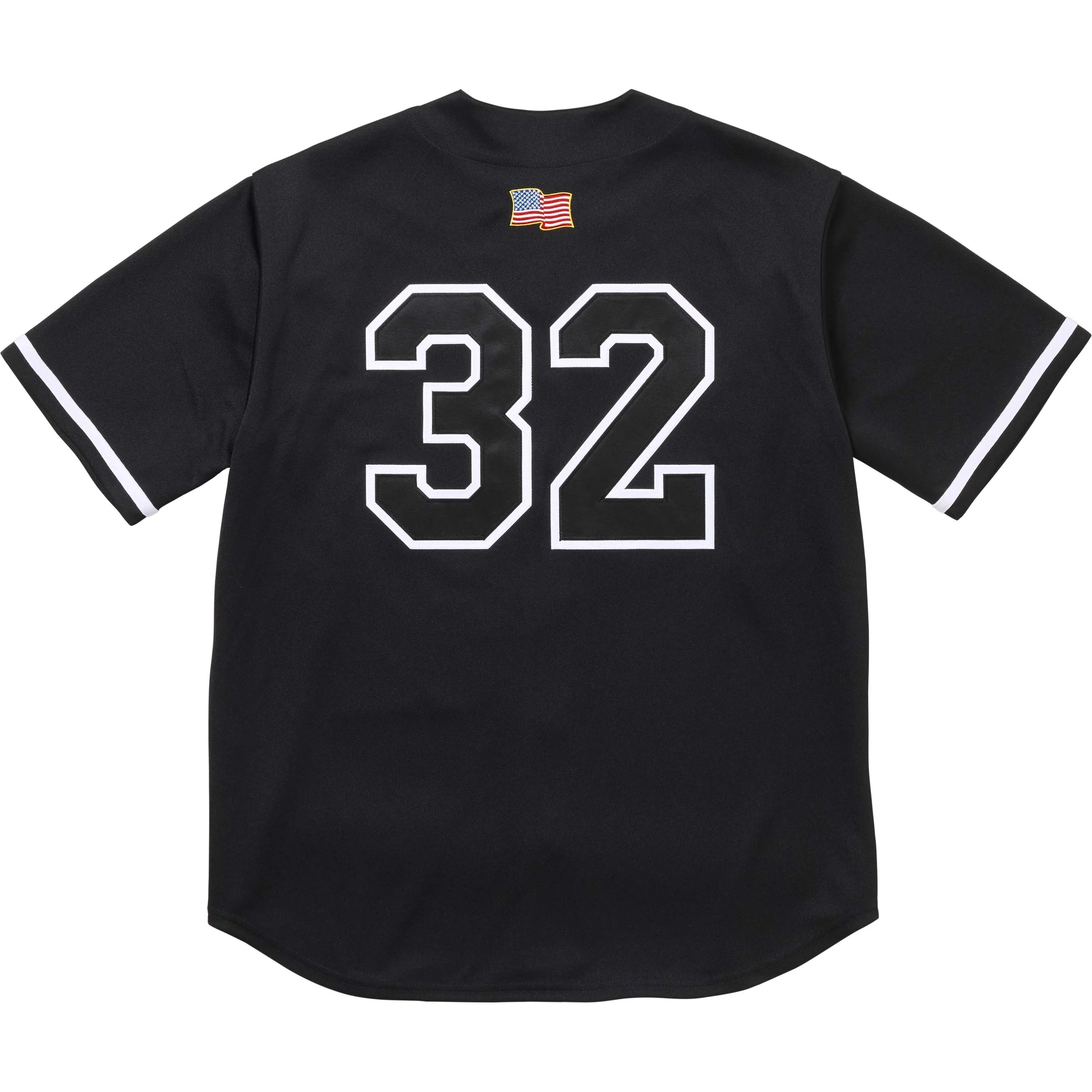 Supreme FW25 WEEK1 Swords Baseball Jersey logo