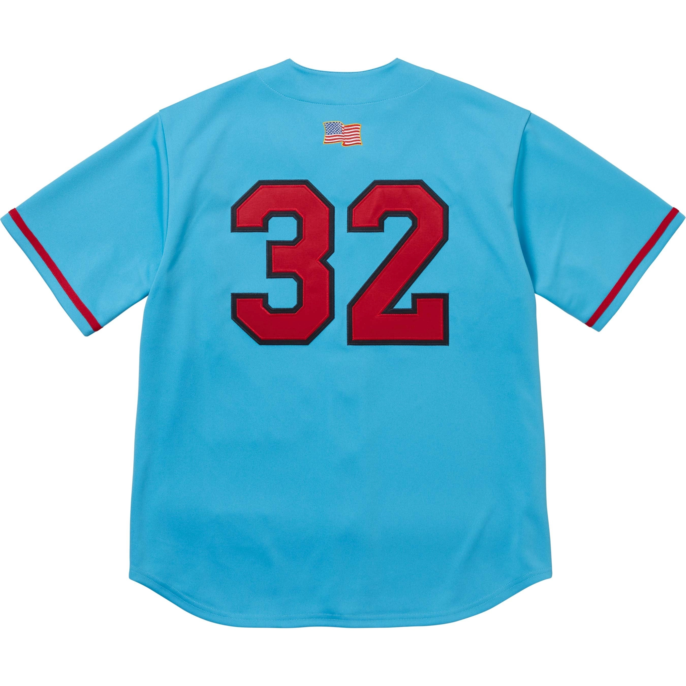 Supreme FW25 WEEK1 Swords Baseball Jersey logo