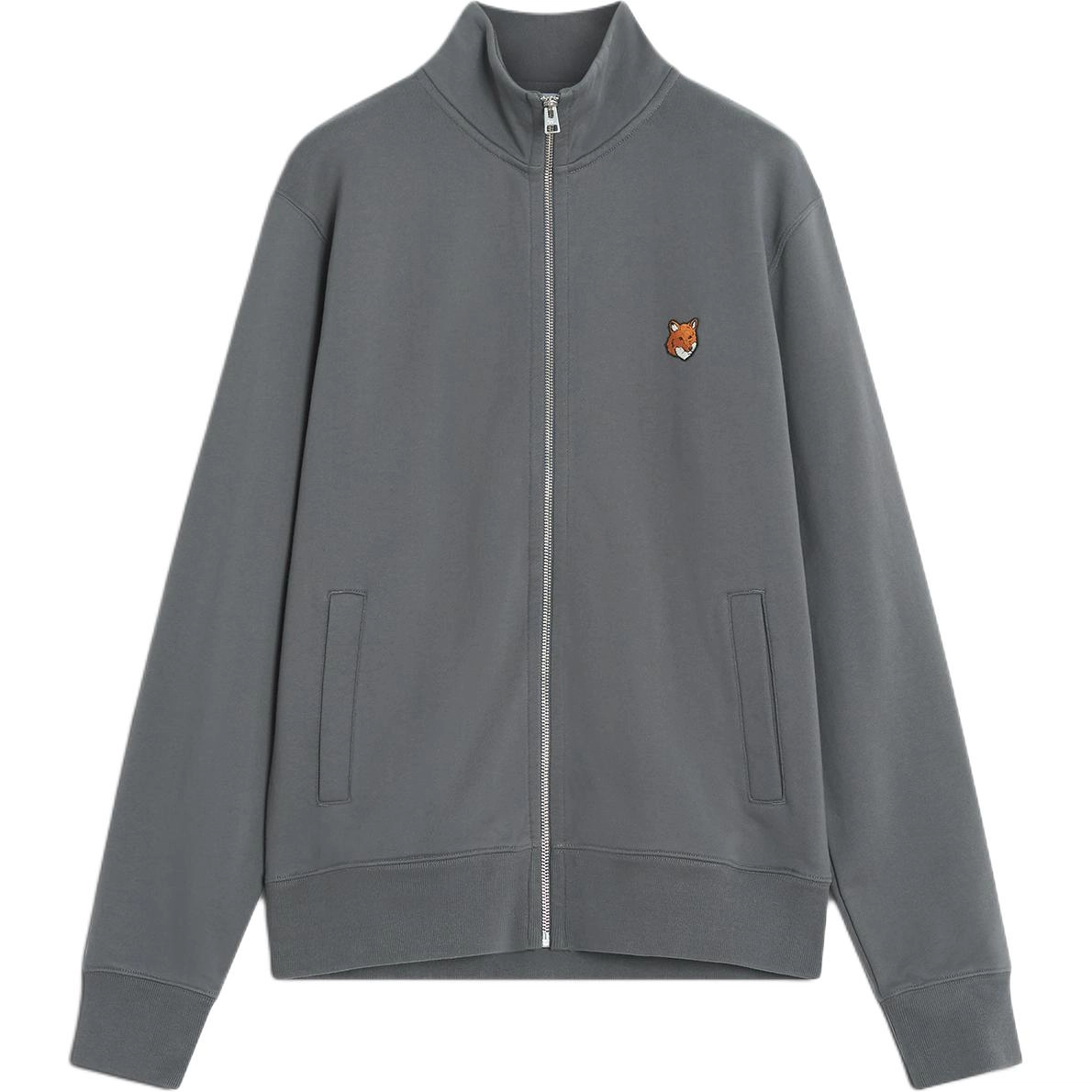 Maison Kitsune FOX HEAD ZIPPED REGULAR SWEATSHIRT