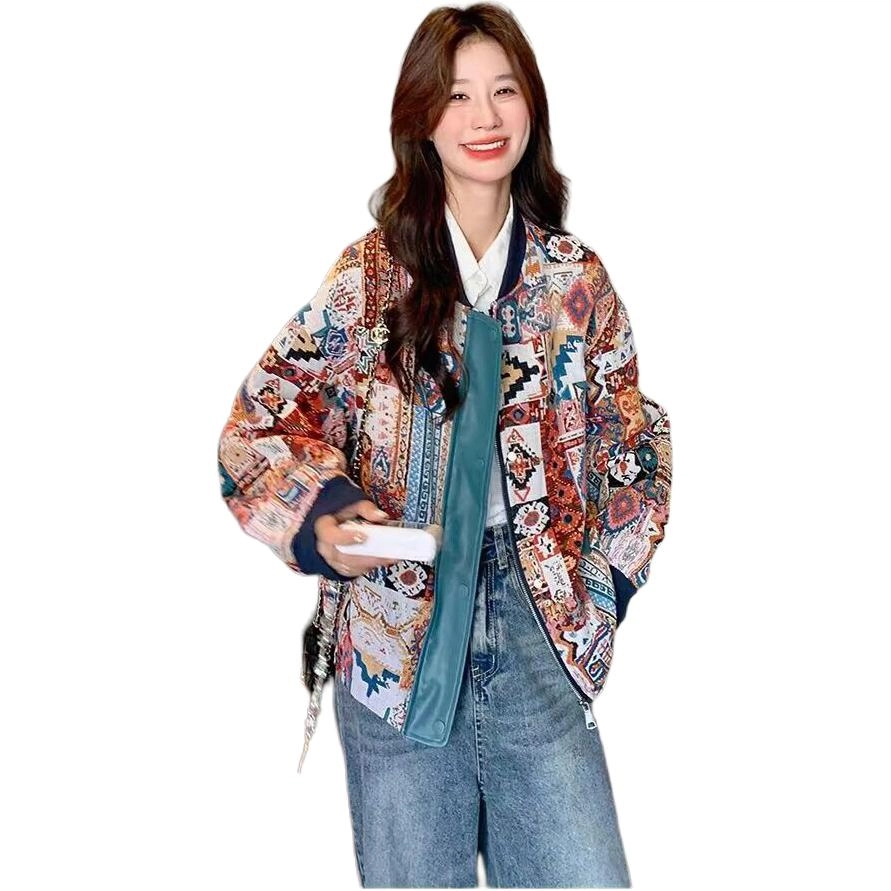 邓大喵 百搭简约舒适时尚棒球服 女款