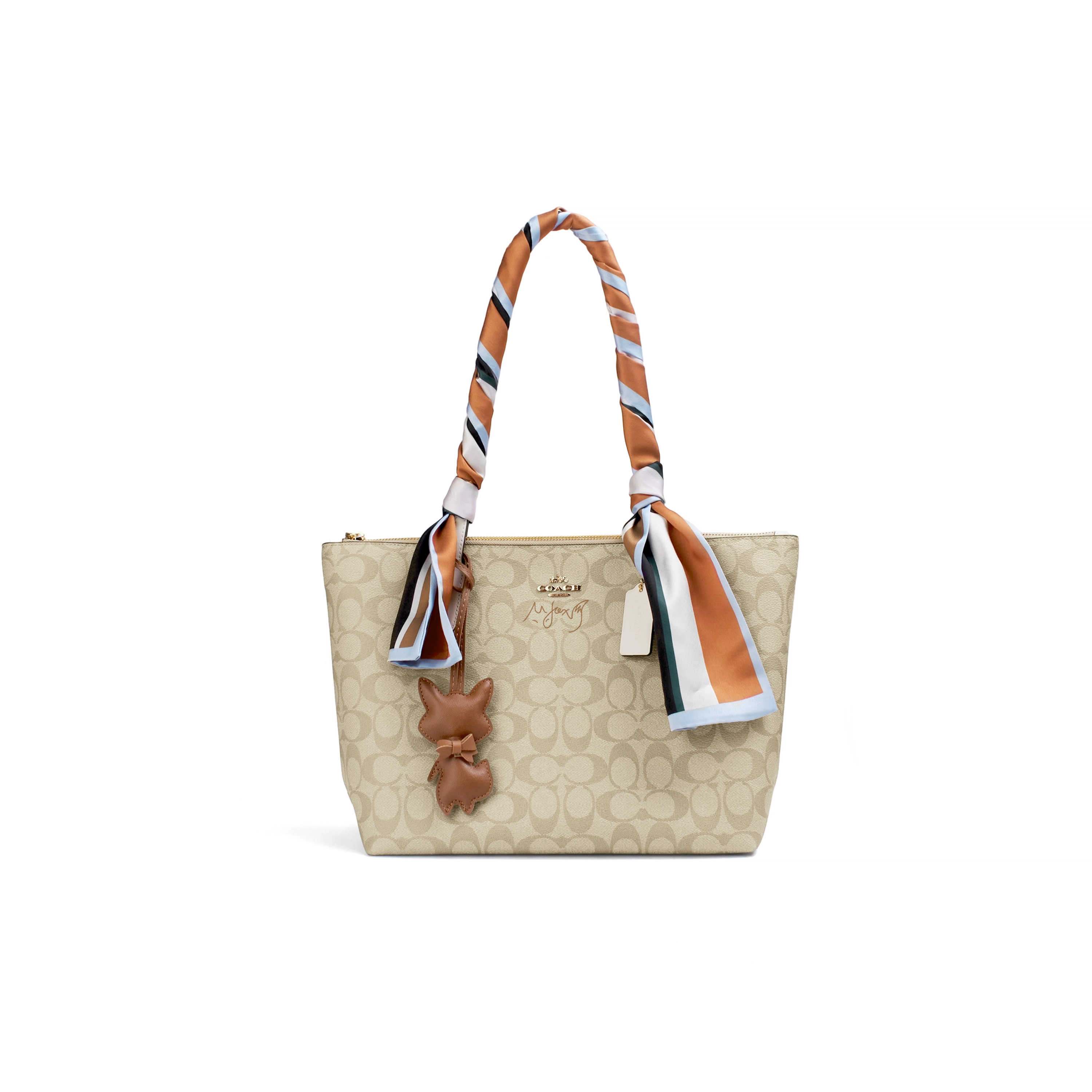 COACH Zip Top Tote PVC