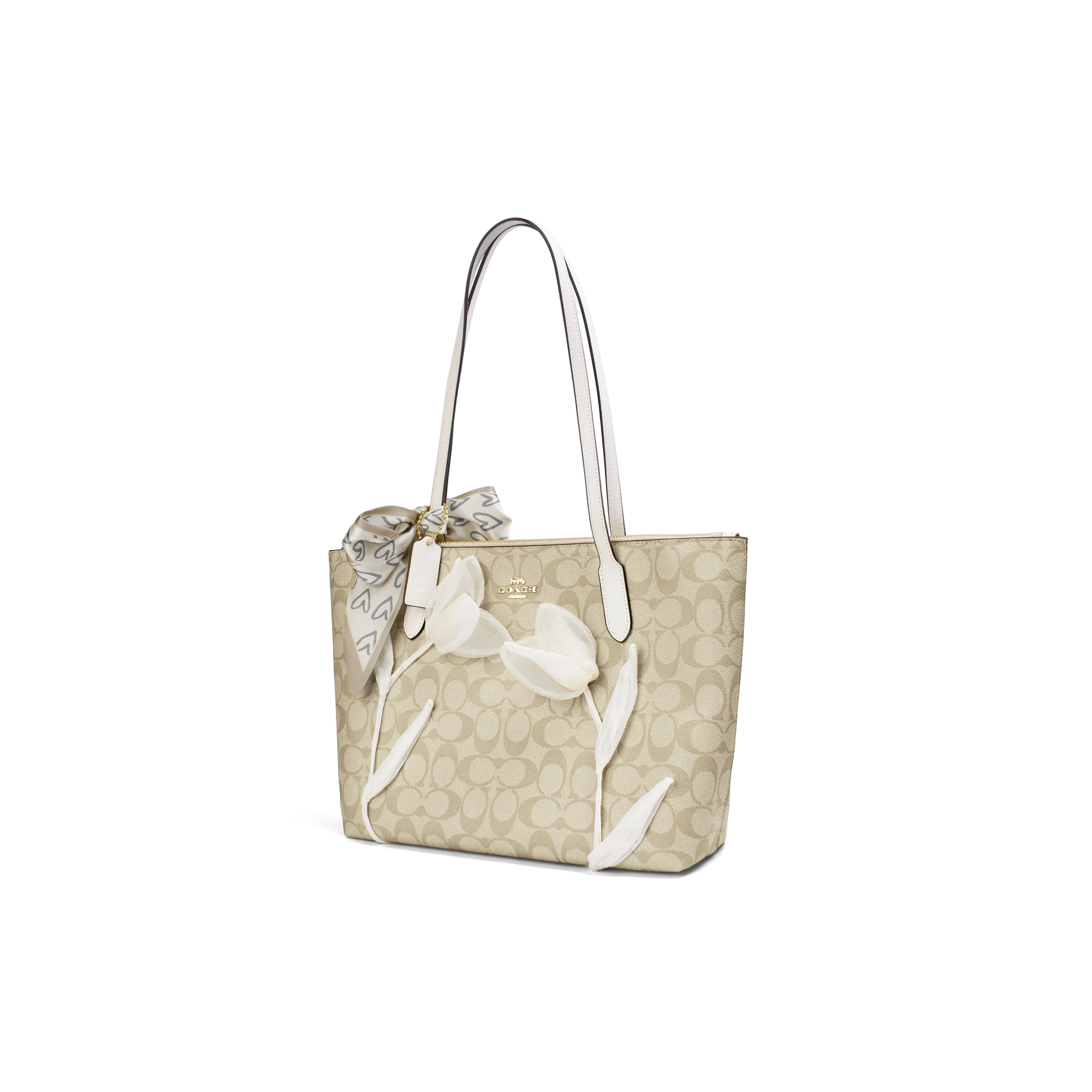 COACH Zip Top Tote PVC