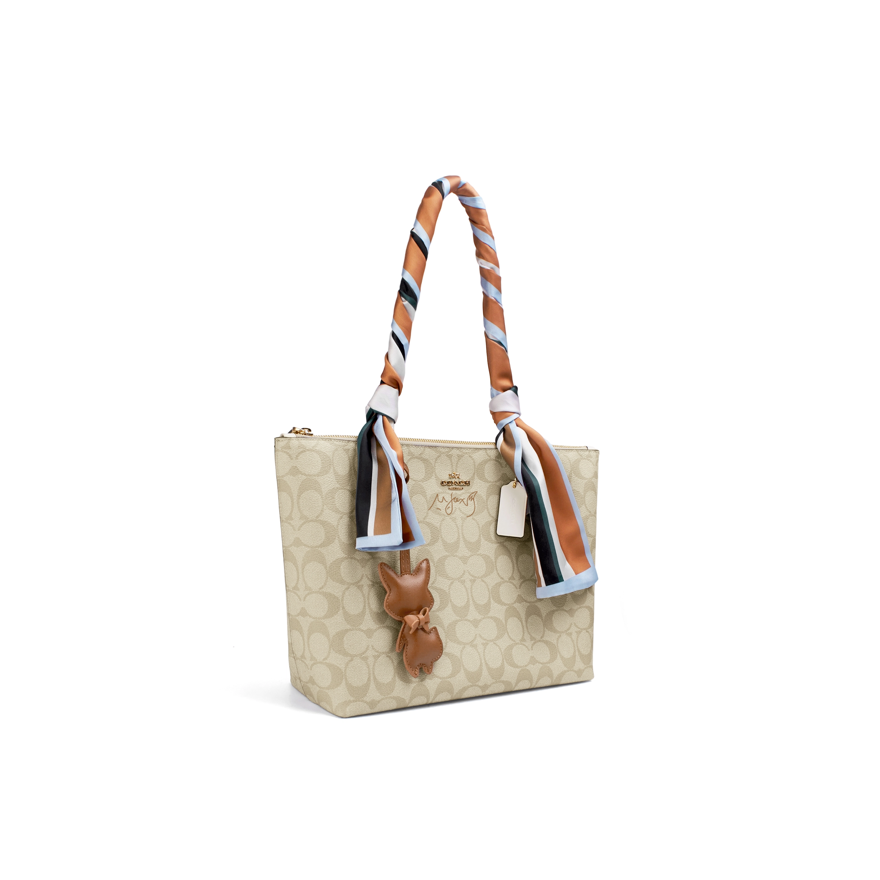 COACH Zip Top Tote PVC