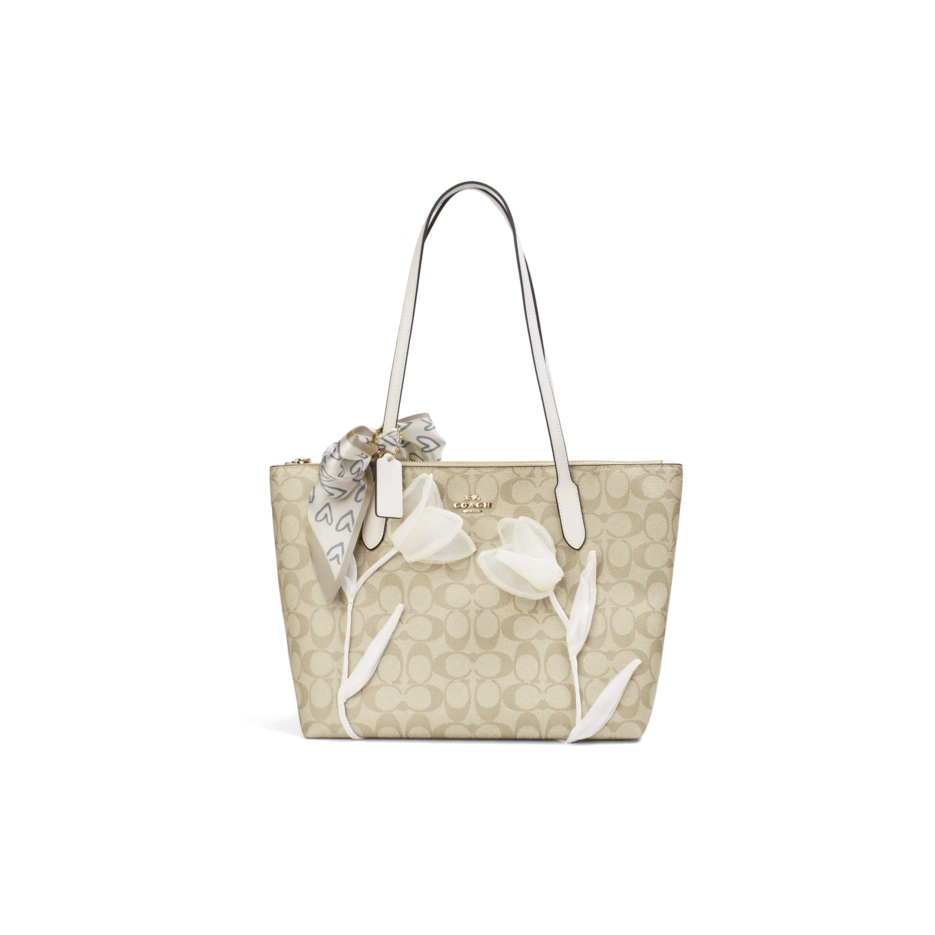COACH Zip Top Tote PVC