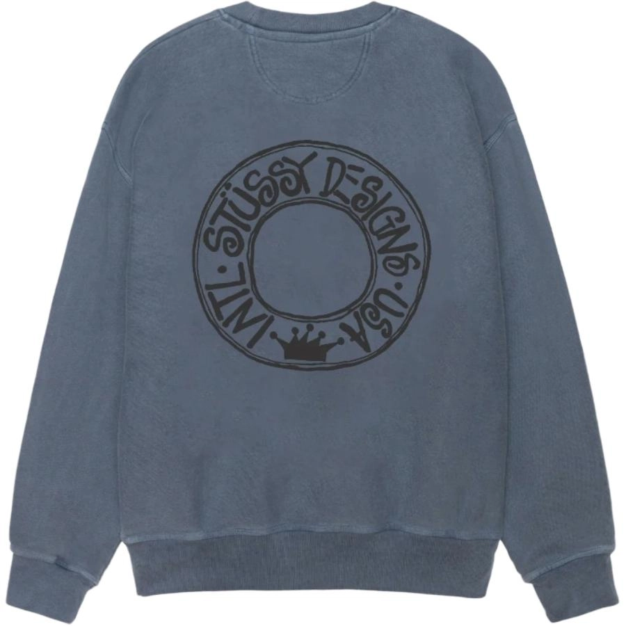 Stussy FW24 BUANA CREW PIGMENT DYED logo