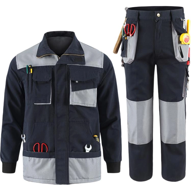 邦固依品 春秋季劳保服工装男帆布耐磨多口袋工地汽修工作服高端厂服套装 男女同款