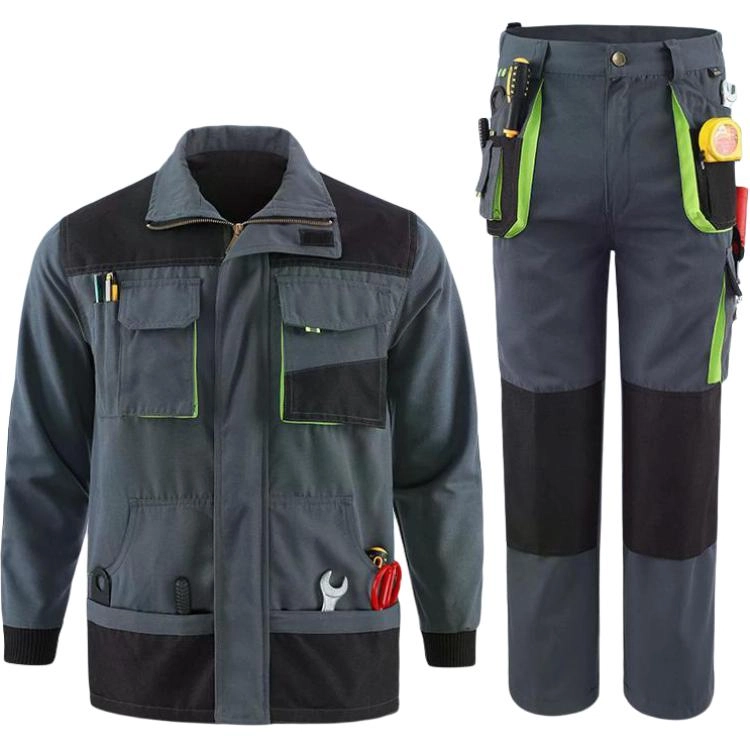 邦固依品 春秋季劳保服工装男帆布耐磨多口袋工地汽修工作服高端厂服套装 男女同款
