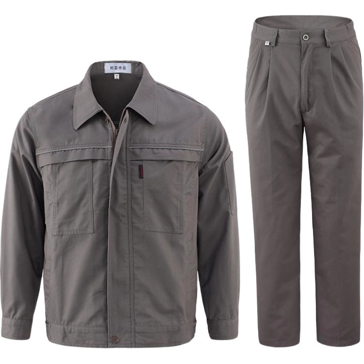 邦固依品 春秋季工作服男工厂车间工装加厚长袖劳保厂服上衣耐磨套装 男女同款