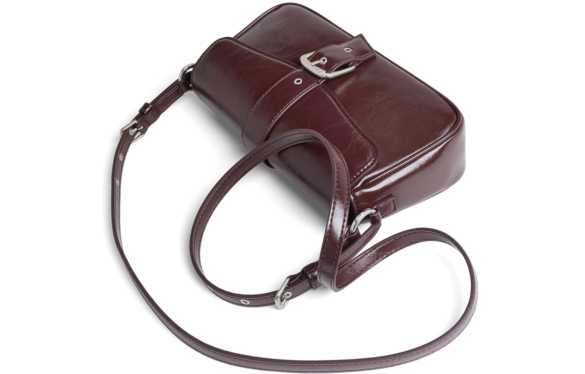 CHARLESKEITH ck 25 PU NoirPewterWineberry Red
