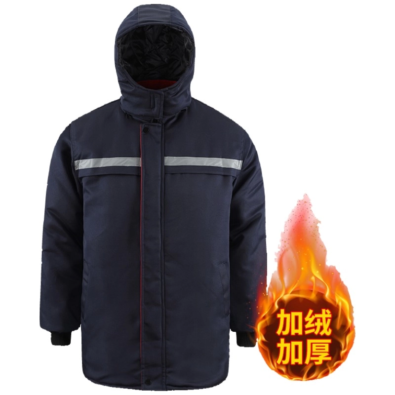 邦固依品 冬季工作服棉袄男防寒加绒上衣耐磨加厚保暖劳保服棉衣棉服 男女同款