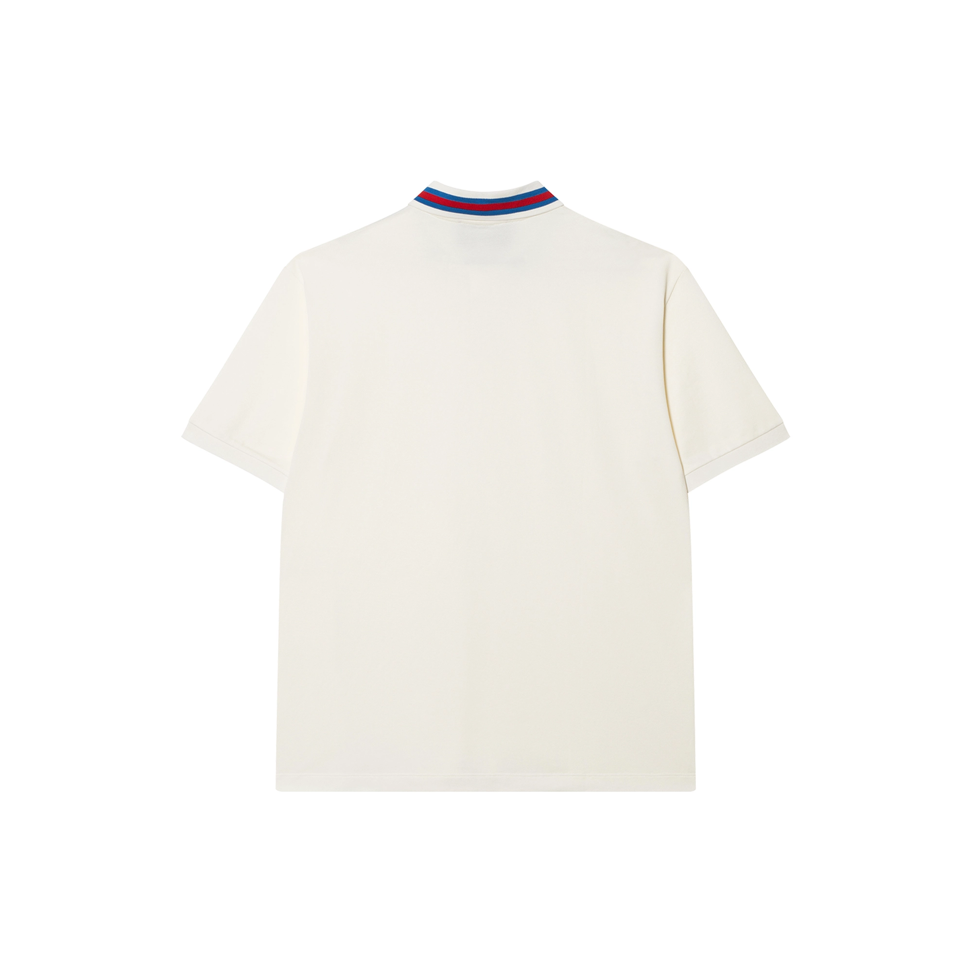 GUCCI Decorated Square Gg Pearl Cotton Polo Shirt T