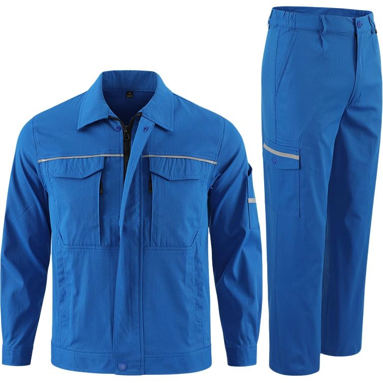 邦固依品 春秋季工作服耐磨耐脏工地劳保服弹力防静电高端工装套装 男女同款