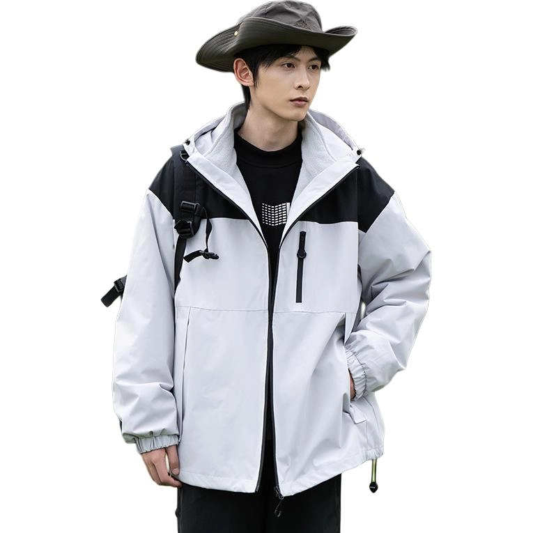 左岸 美式潮牌山系户外三合一防风保暖外套男可拆卸冬季旅游登山服夹克 男款