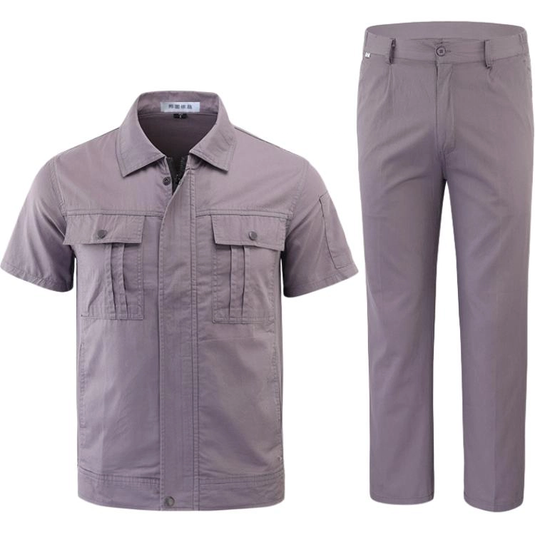 邦固依品 工作服夏季薄款短袖国家电网电工焊工耐磨劳保服上衣休闲运动套装 男女同款