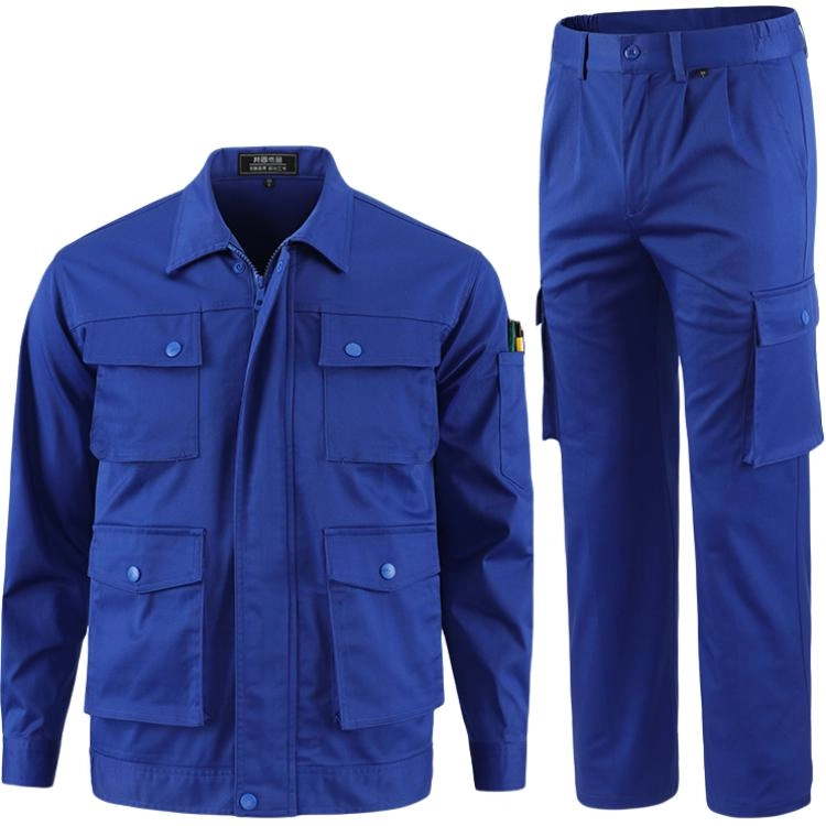 邦固依品 夏季工作服男长袖弹力厂服上衣薄款工装耐脏电工防静电劳保服休闲运动套装 男女同款