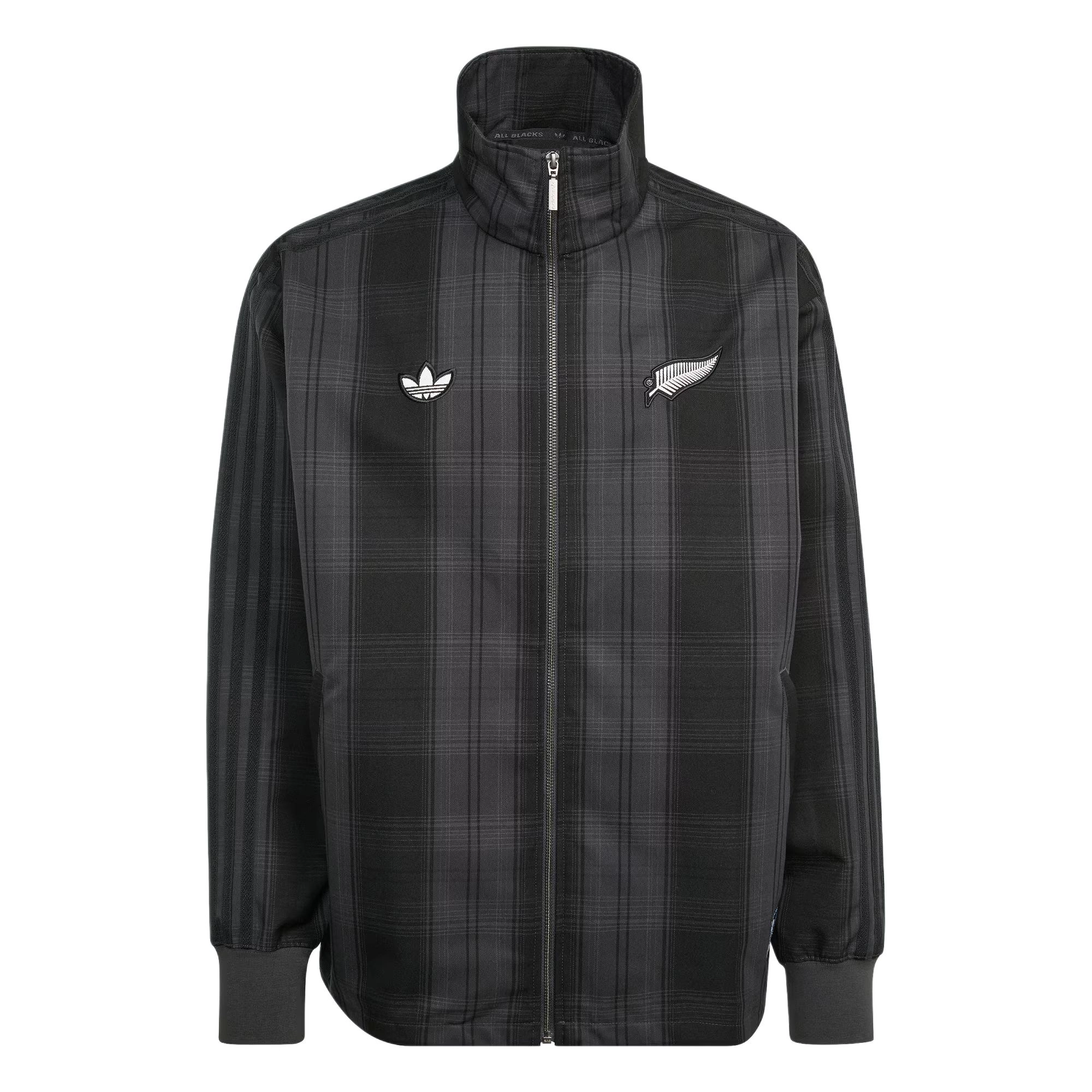 adidas originals Firebird FW25 ALL BLACKS PLAID TRACK TOP