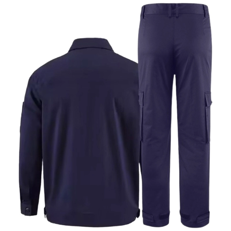 邦固依品 夏季工作服男长袖弹力厂服上衣薄款工装耐脏电工防静电劳保服休闲运动套装 男女同款