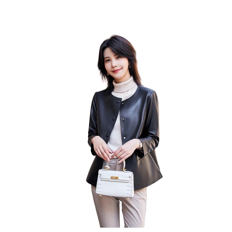佐塞斯 时尚舒适休闲皮衣 女款