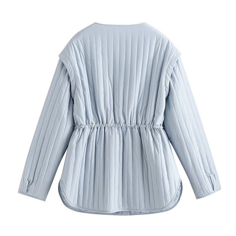 茵曼 通勤简约舒适棉服 女款