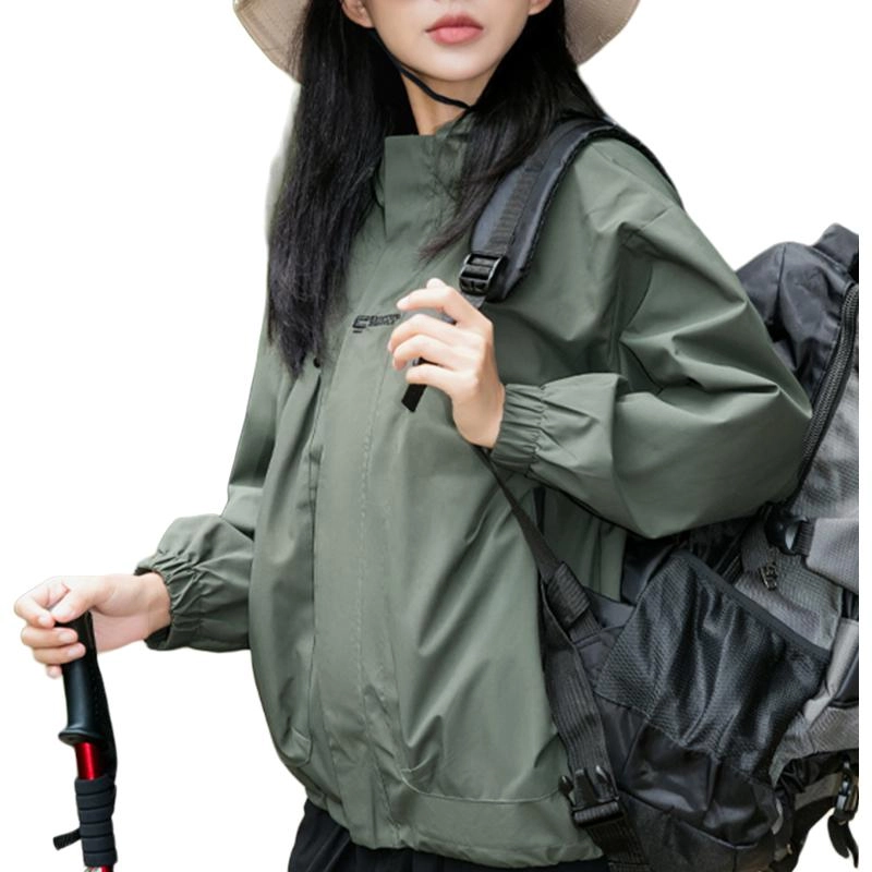 左岸 休闲户外连帽运动徒步轻便干爽透气不闷热防刮耐磨夹克 女款