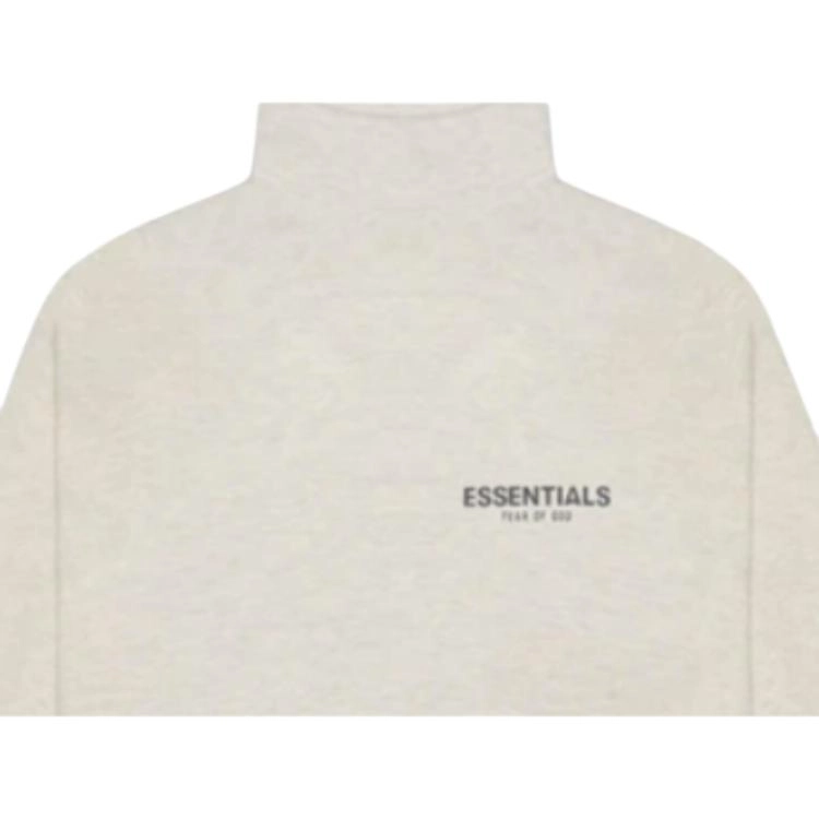 Fear of God Essentials SS20 Mock Neck Sweatshirt Oatmeal