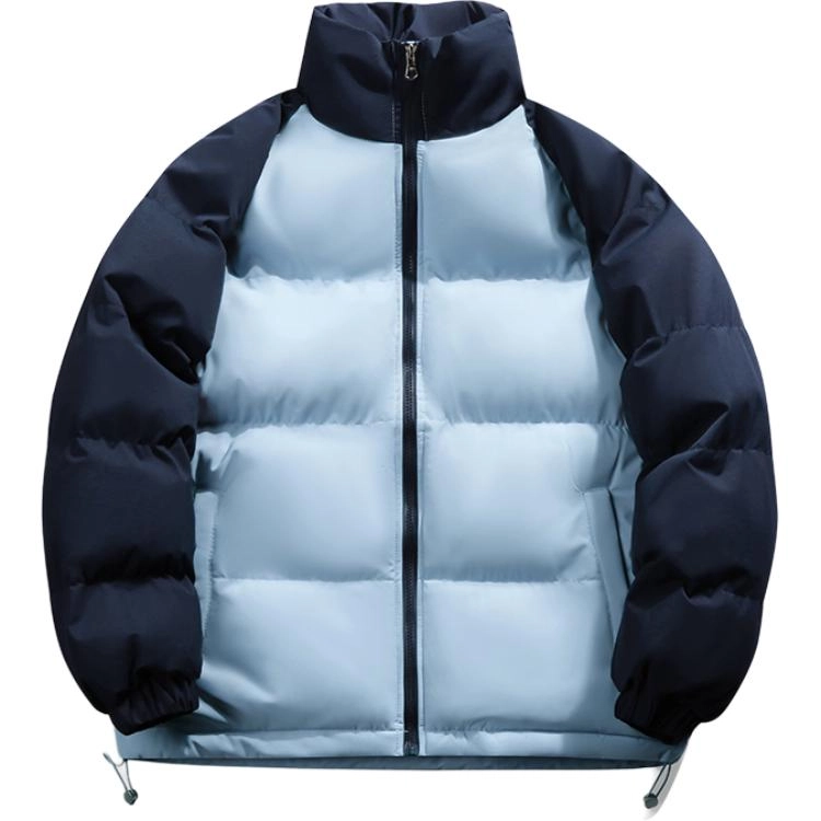 马员外 冬季面包服棉衣外套休闲日系撞色宽松立领拼接棉服 男女同款