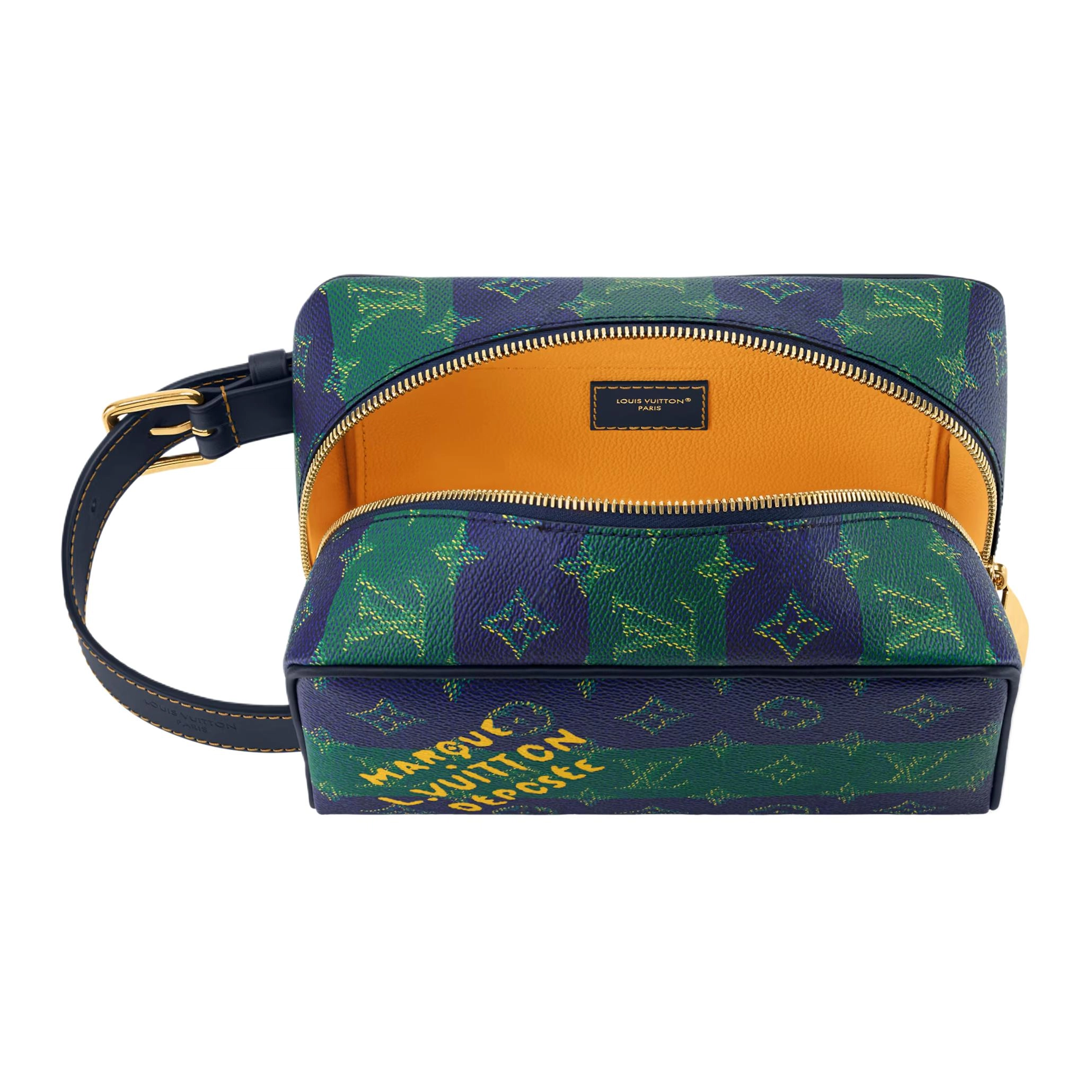 LOUIS VUITTON LOCKER DOPP KIT Monogram Heritage