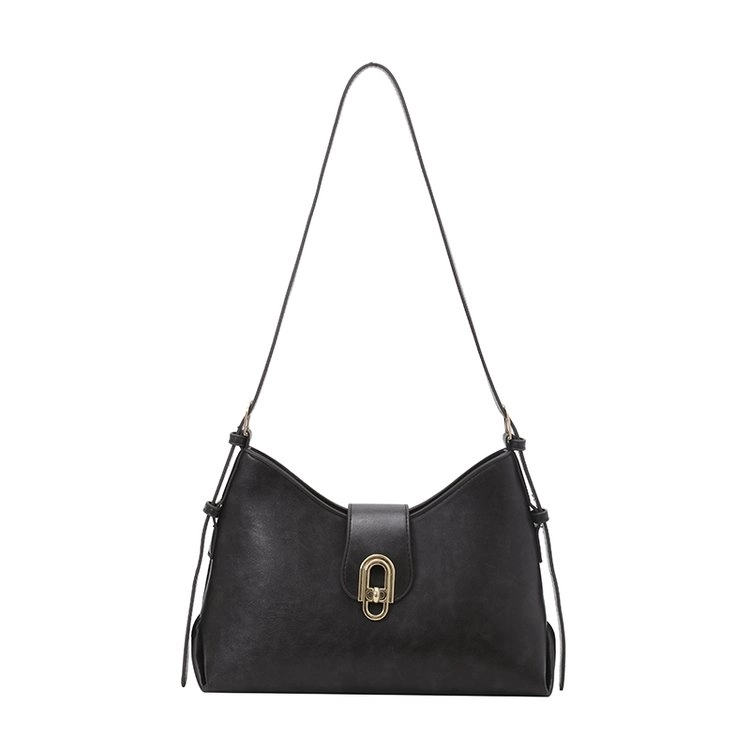 ORANGE BEAN PU Tote