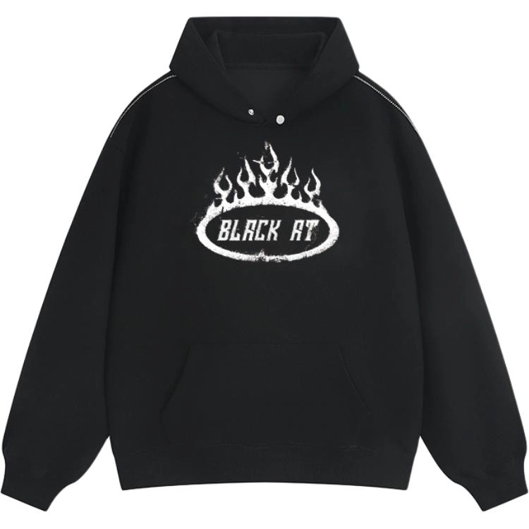 BLACK AT oversize