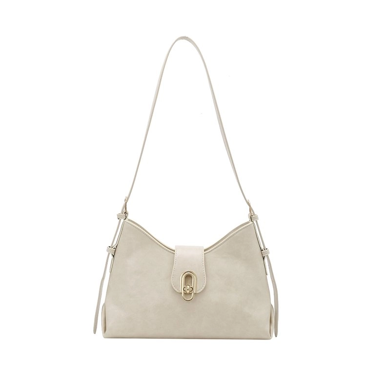 ORANGE BEAN PU Tote