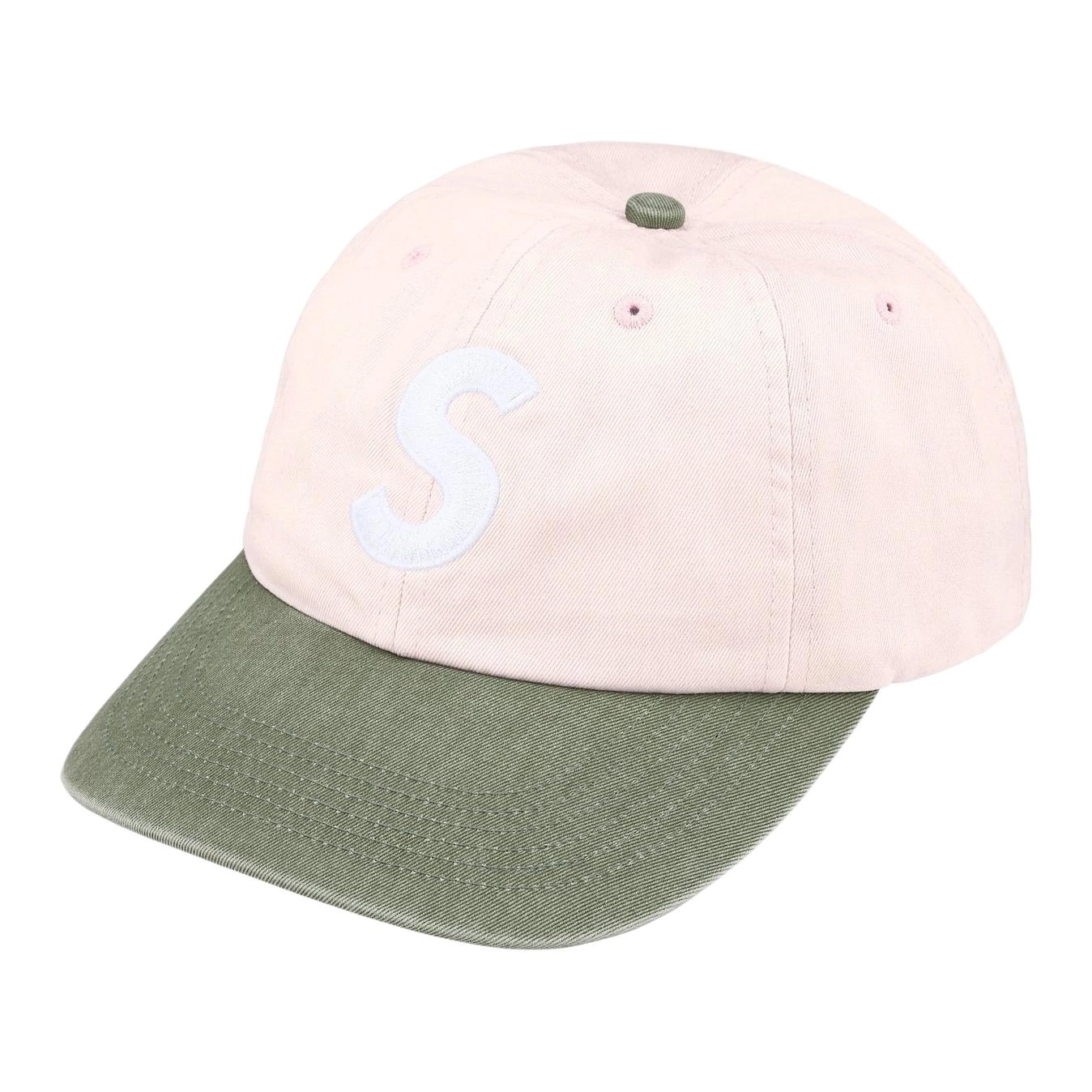 Supreme FW25 Week 1 Pigment Coated 2-Tone S Logo 6-Panel