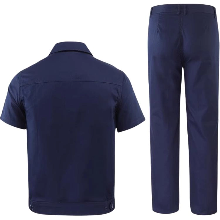 邦固依品 工作服夏季薄款短袖国家电网电工焊工耐磨劳保服上衣休闲运动套装 男女同款