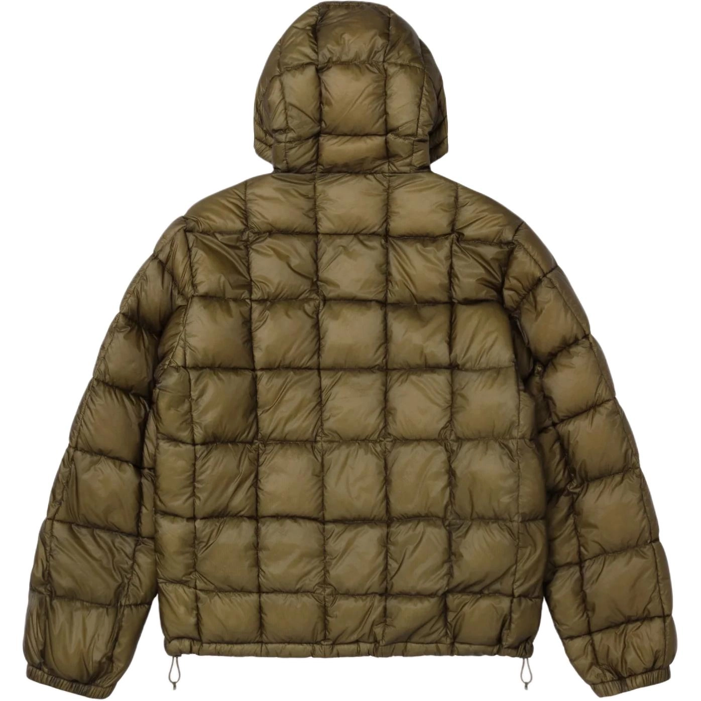 Stussy FW25 FW25 MIDWEIGHT HOODED PUFFER logo