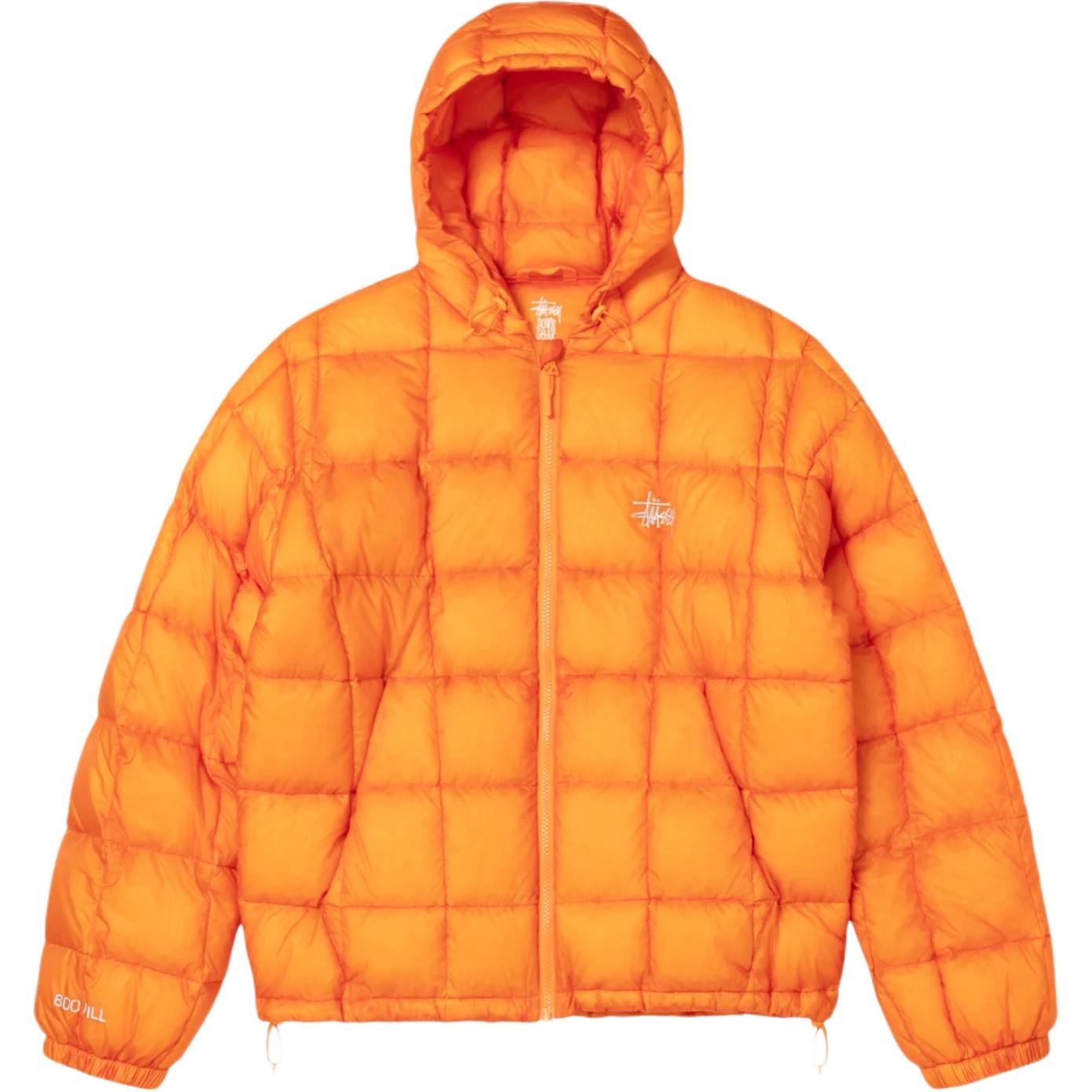 Stussy FW25 FW25 MIDWEIGHT HOODED PUFFER logo