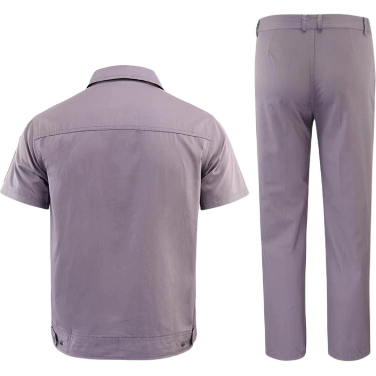 邦固依品 工作服夏季薄款短袖国家电网电工焊工耐磨劳保服上衣休闲运动套装 男女同款