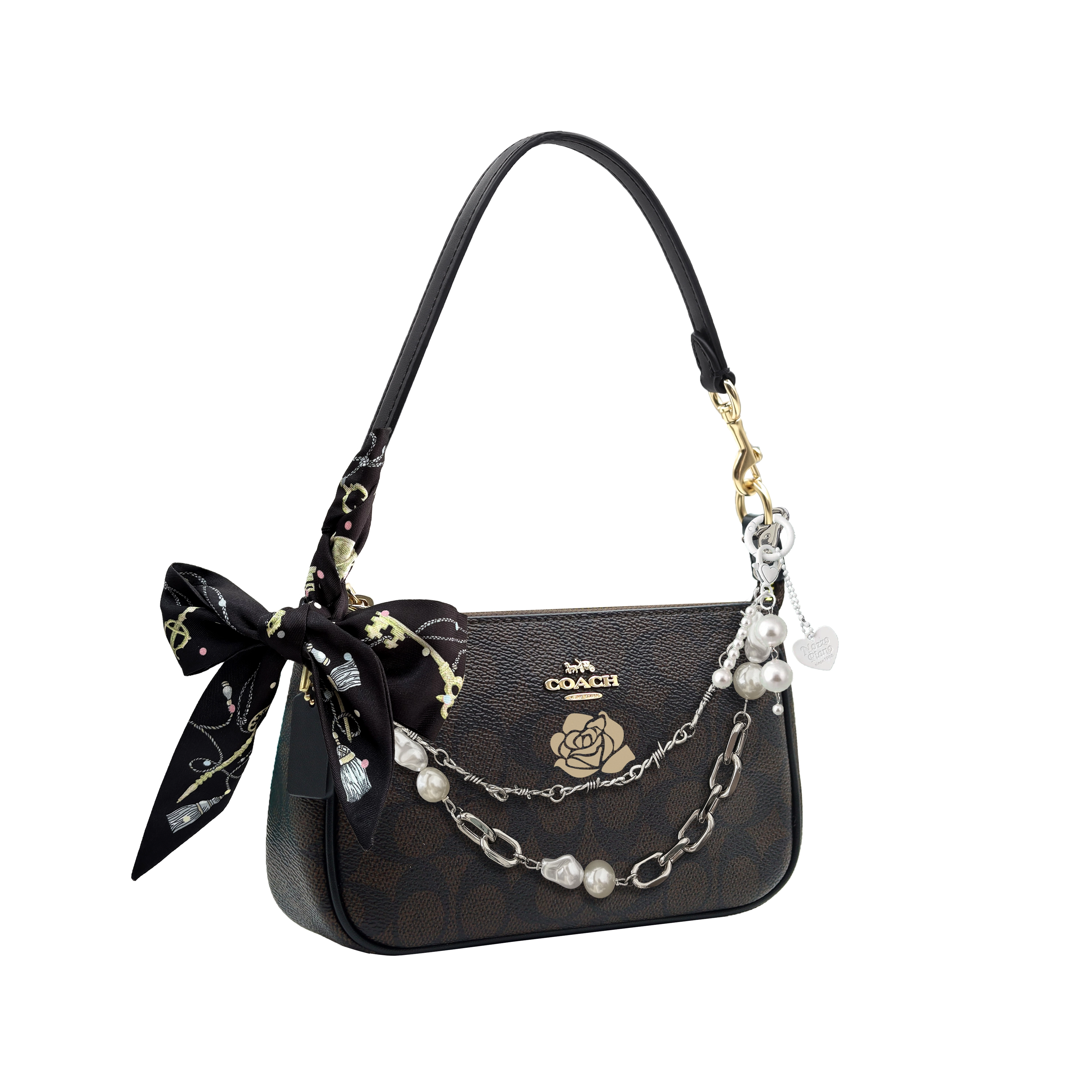 COACH Nolita 19 Logo PVC
