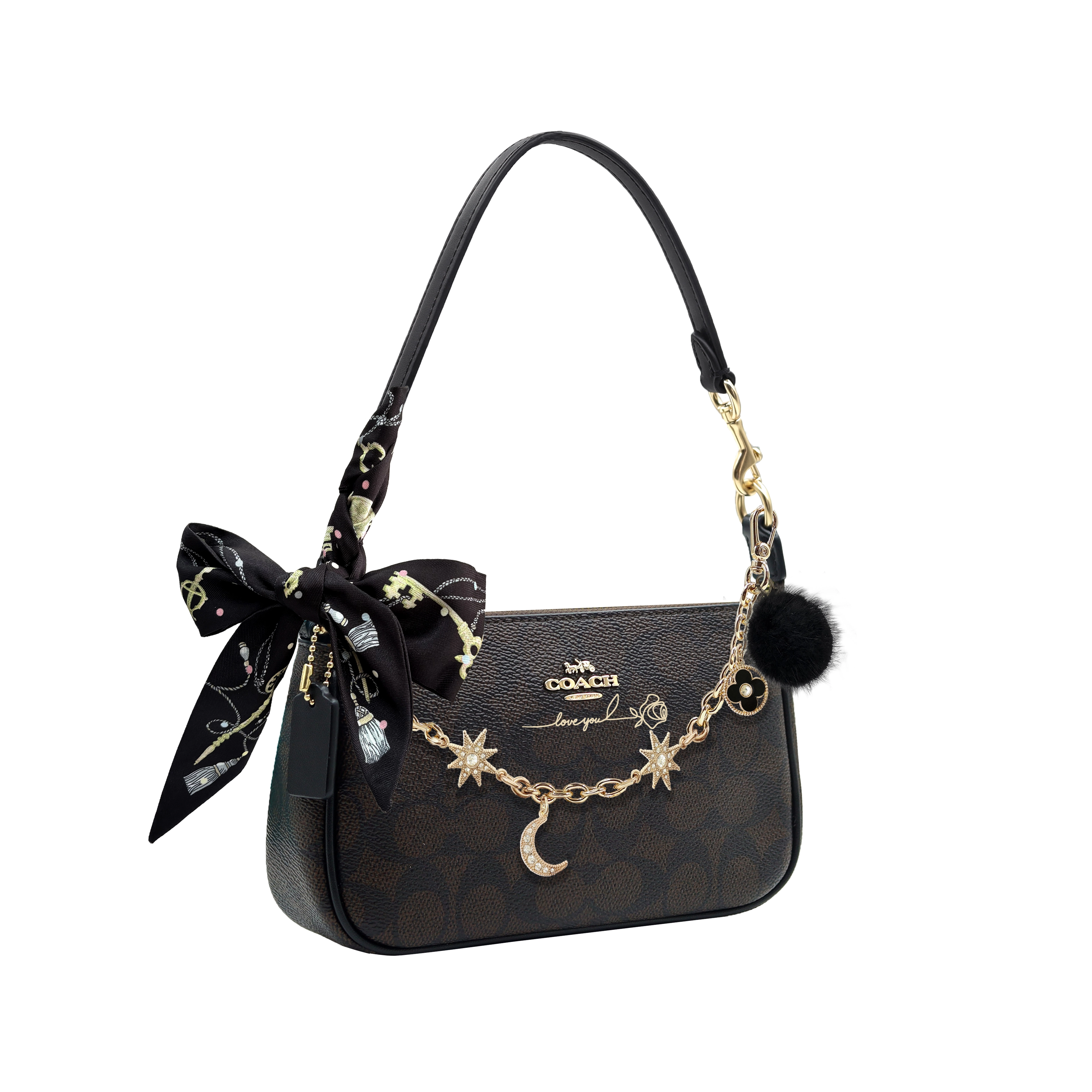 COACH Nolita 19 Logo PVC