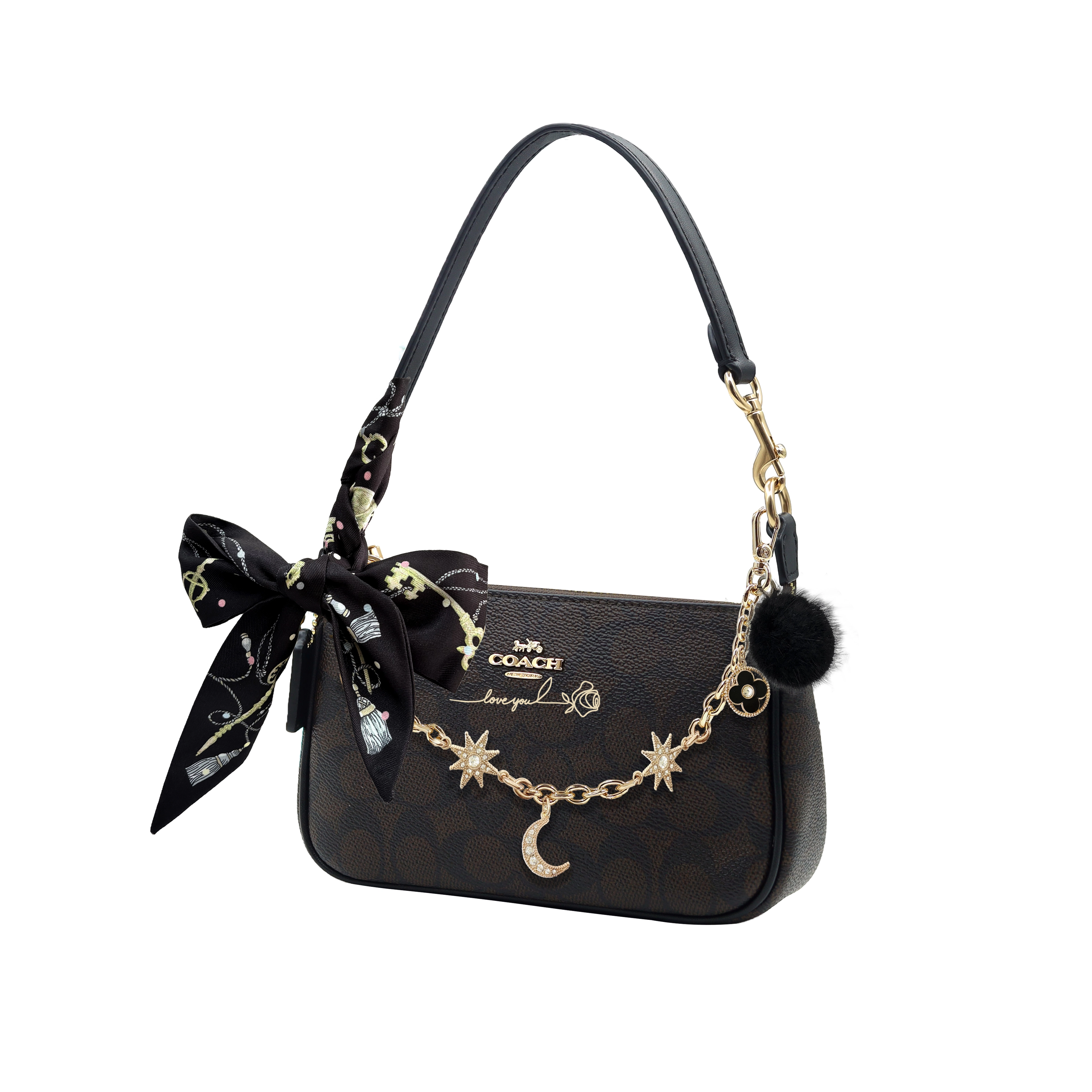 COACH Nolita 19 Logo PVC