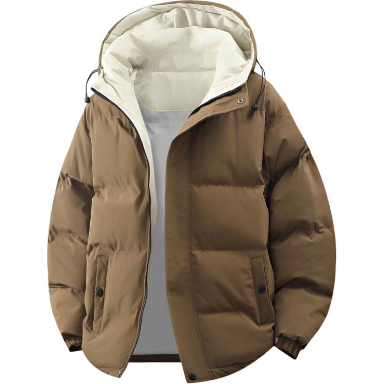 马员外 秋冬休闲潮牌高品质连帽青少年棉服 男女同款