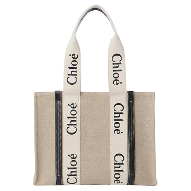 Chloe Woody Logo Tote