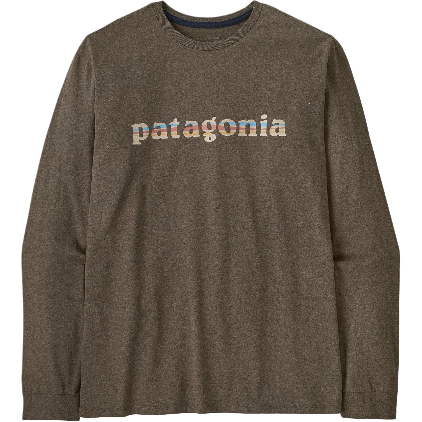patagonia Long-Sleeved '73 Text Logo Responsibili T