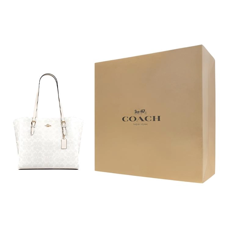 COACH Mollie 34 Logo Tote