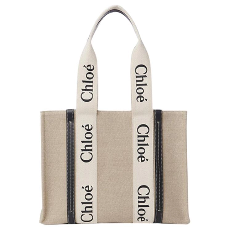 Chloe Woody Logo Tote