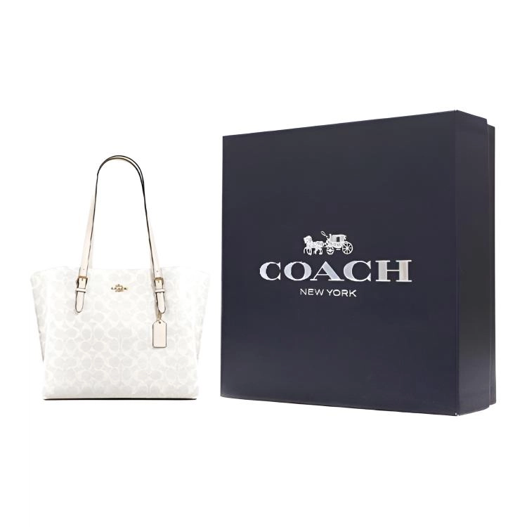 COACH Mollie 34 Logo Tote