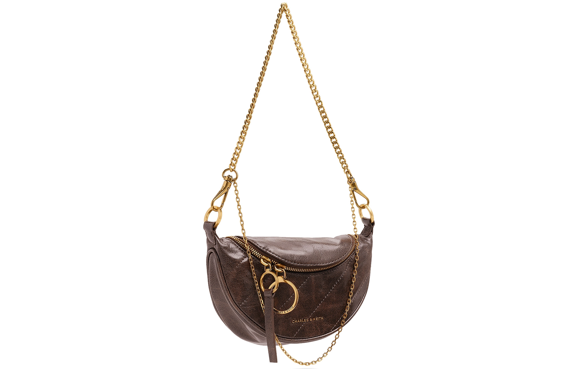 CHARLESKEITH ck PU NoirDistressed CoffeeDeep Olive