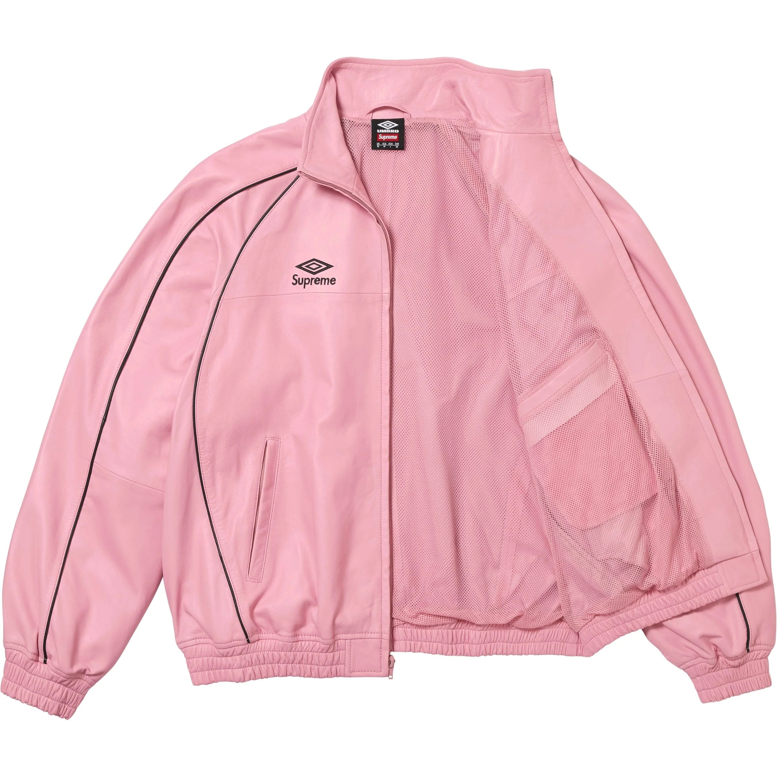 Supreme Umbro FW25 WEEK4 Leather Track Jacket logo