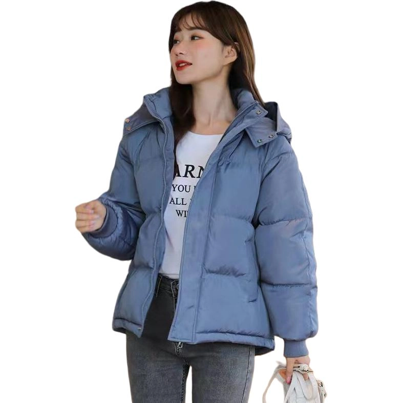 俞兆林 简约时尚舒适百搭韩版宽松外套短款服休闲设计棉服 女款