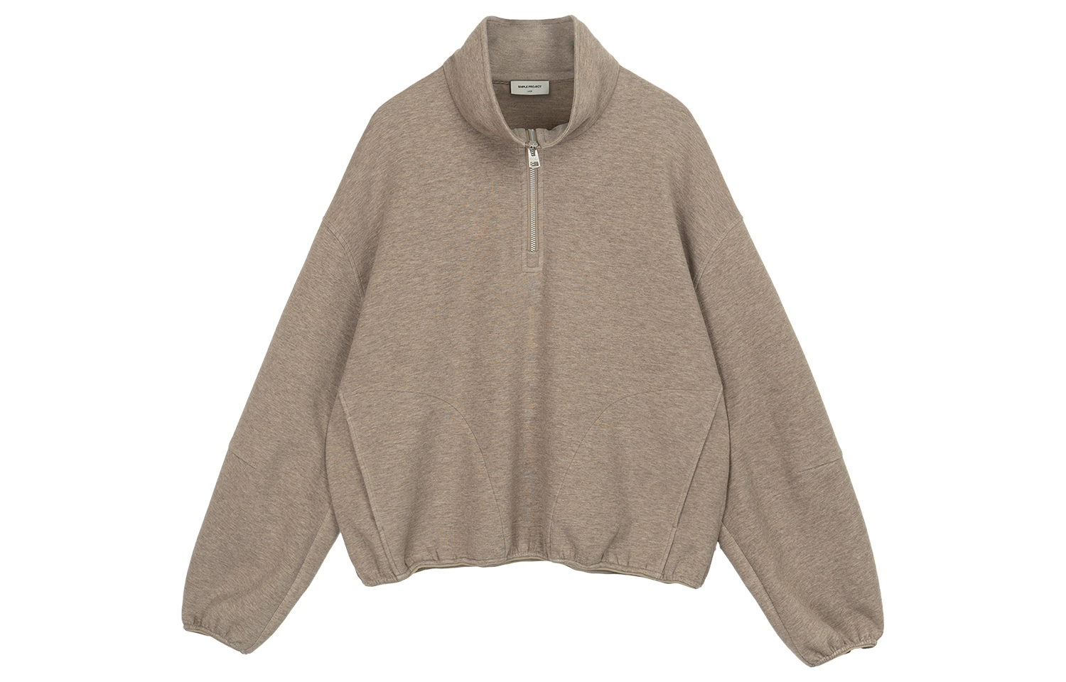 SIMPLE PROJECT *Stand Collar Hoodie