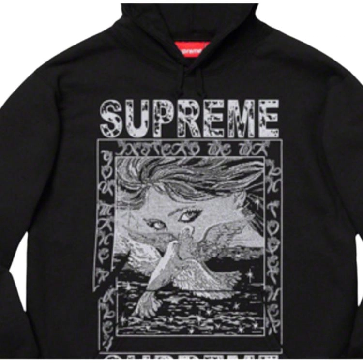 Supreme FW19 Week 2 Doves Hooded Sweatshirt