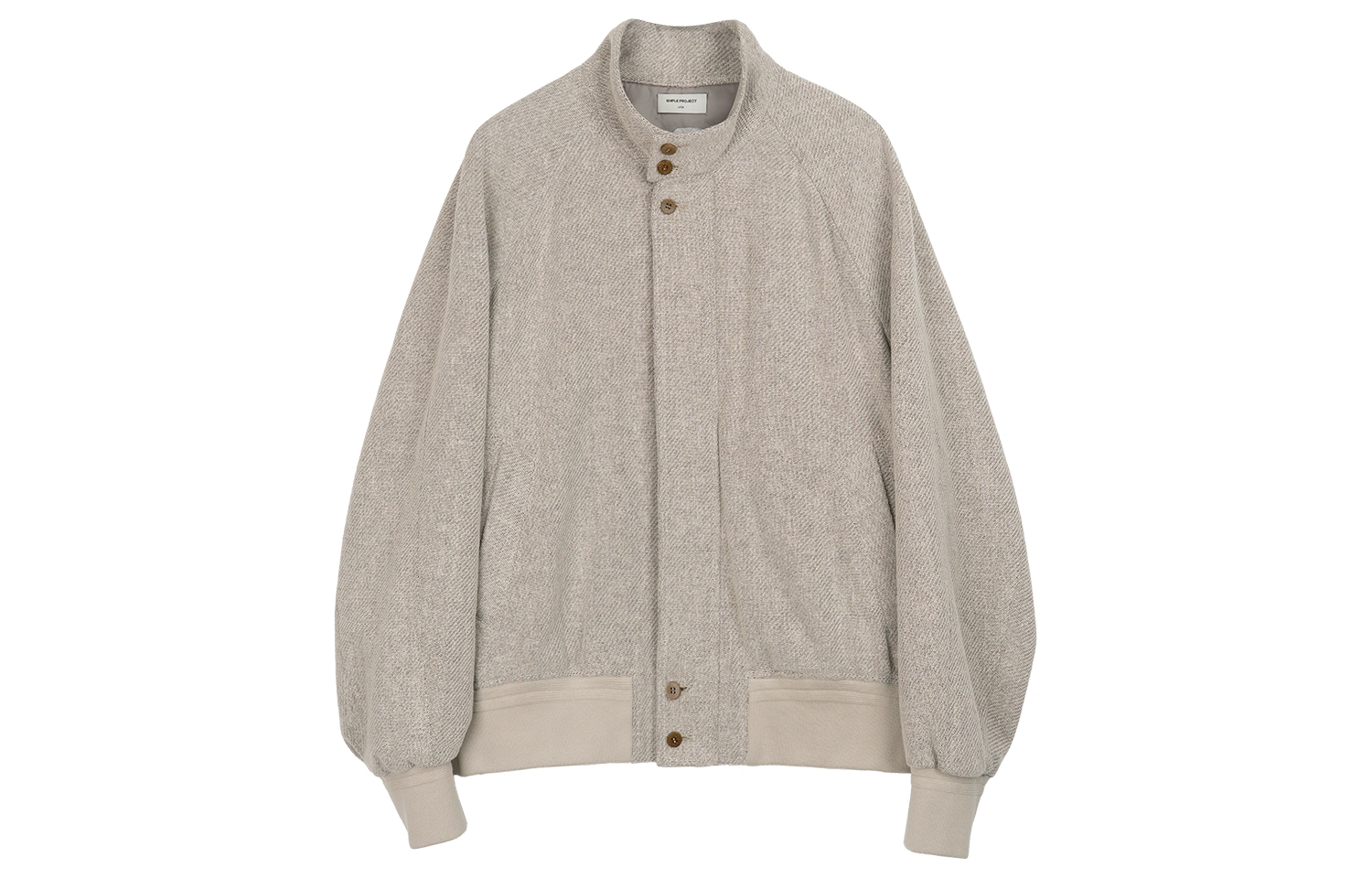 SIMPLE PROJECT *Linen Harrington Jacket